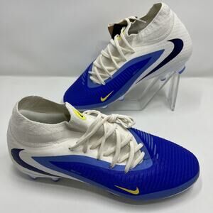Nike Phantom 6 High Academy LV8 HQ2279-400 Men's US 7.5 Blue Soccer Cleats Boots